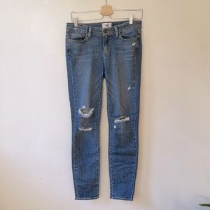 Distressed Paige Verdugo Ankle Jeans